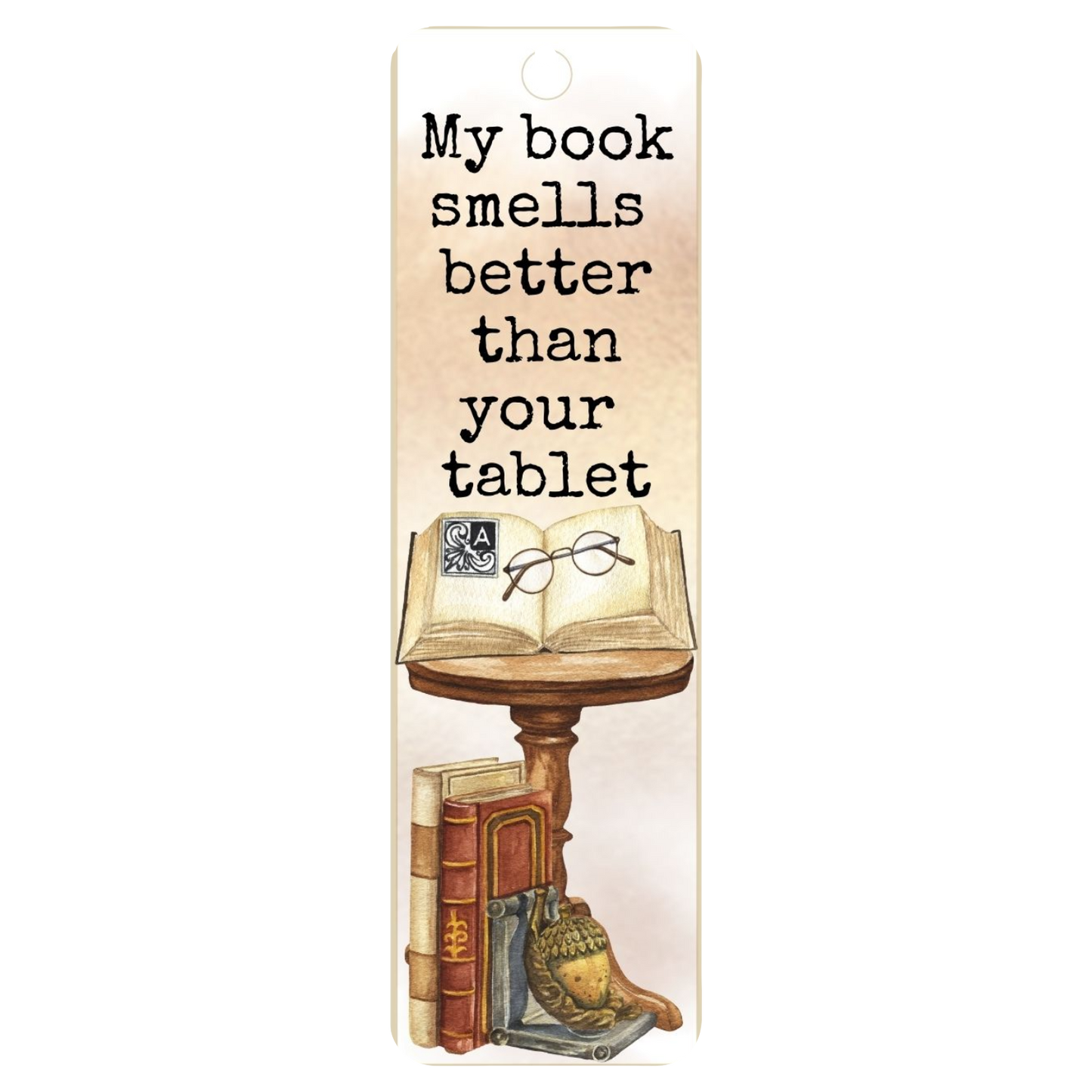 Book over Tablet Bookmark