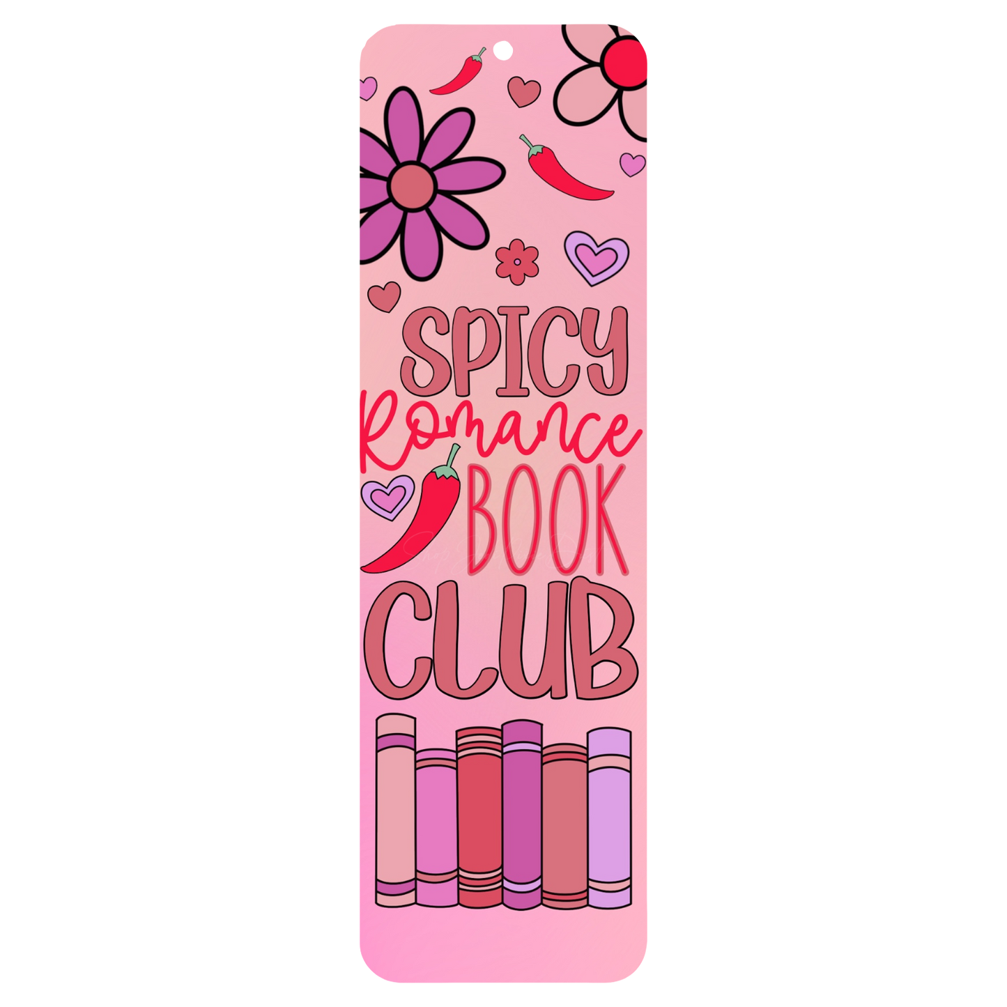 Spicy Book Club Bookmark