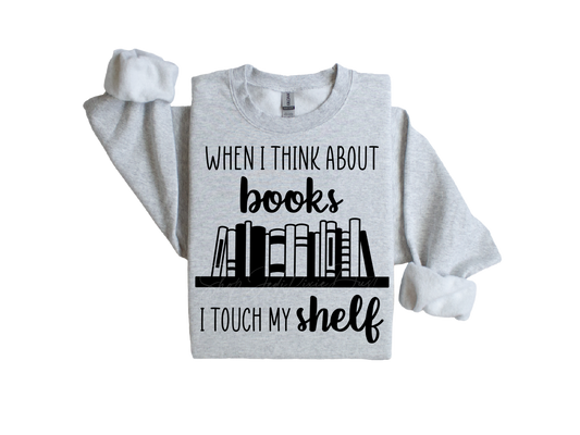 When I think about books I touch Myshelf