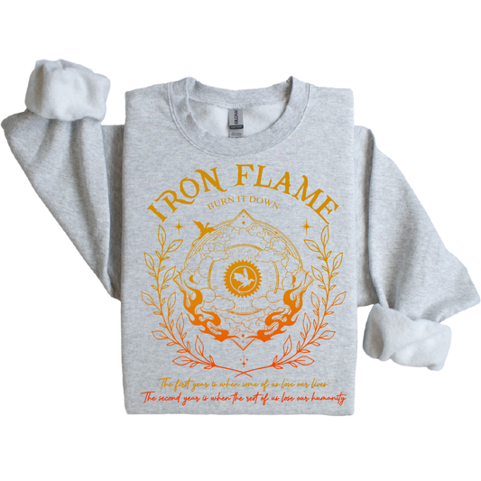 Iron Flame with Text