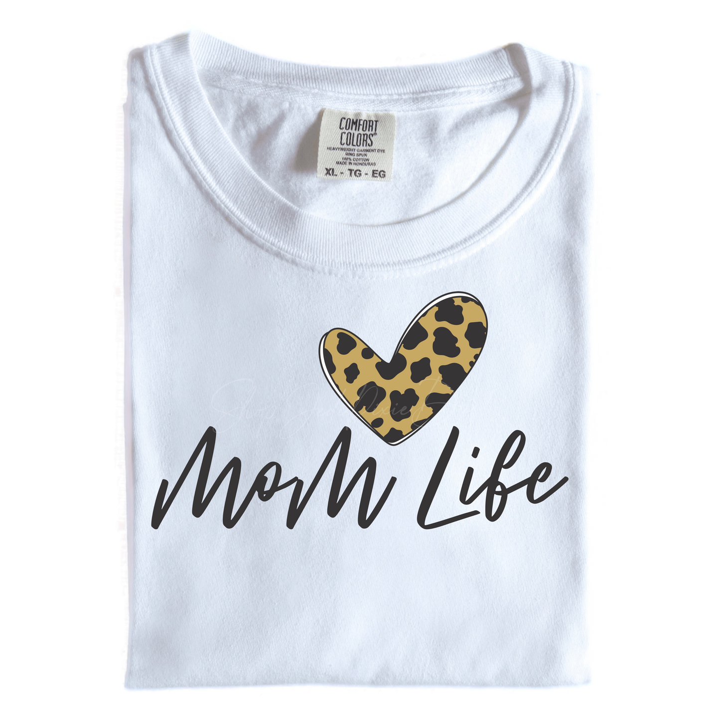 Mama Life Leopard Heart